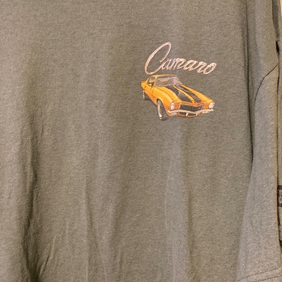 ❤️Gildan Camaro Men's 2XL Camaro Logo Green Short Sleeve T-Shirt - Picture 1 of 13